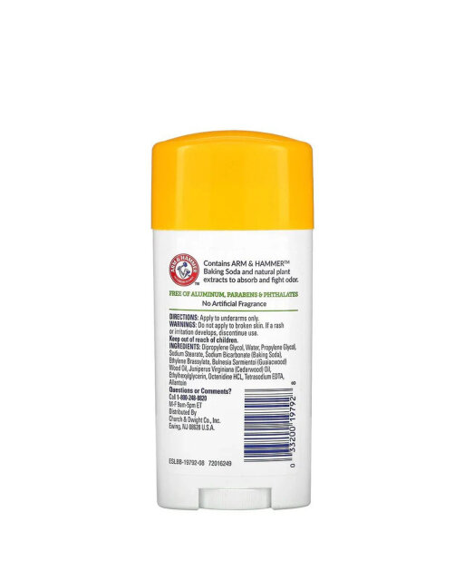 Arm &amp; Hammer Essentials Natural 71g Дезодорант з натуральними речовинами, без штучних ароматизаторів — Фото 1
