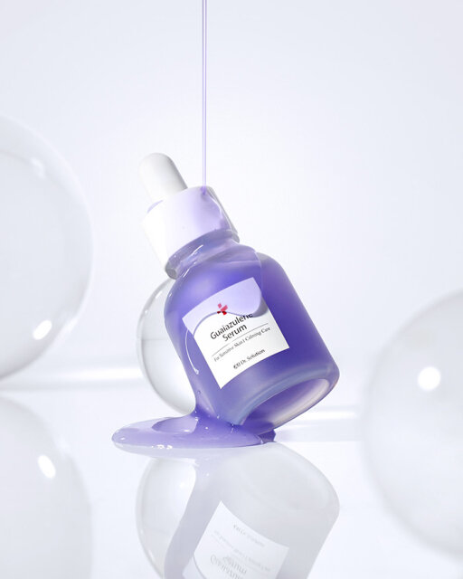 Cuskin Dr.Solution Guaiazulene Serum 30ml Інтенсивна заспокійлива сироватка з гвайазуленом та троксерутином — Фото 1