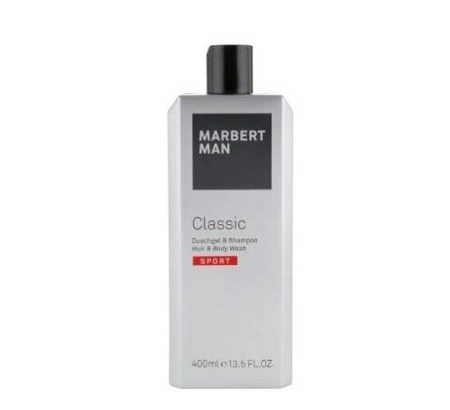 Marbert Man Classic Sport Hair &amp; Body Wash 400ml Шампунь 2 в 1 для волосся та гель для тіла