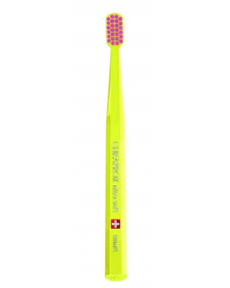 CURAPROX smart ultra soft 5-12 Years Зубная щетка средней жесткости для детей (желтая) — Фото 1