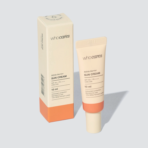 WhoCares Bifida Barrier Sun Cream 10ml МІНІАТЮРА Сонцезахисний крем з антиоксидантним захистом — Фото 1