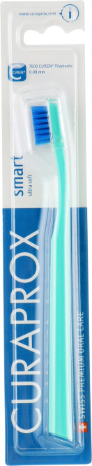 CURAPROX smart ultra soft 5-12 Years Зубная щетка средней жесткости для детей (бирюзовая)