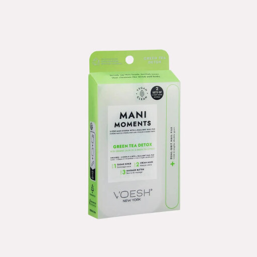 Voesh Mani Moments Duo - Green Tea Detox СПА-догляд для нігтів та шкіри рук &quot;Детокс із зеленим чаєм&quot;