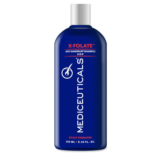 Mediceuticals X-Folate Shampoo 250ml Шампунь против перхоти, себорейного дерматита и различных проблем кожи головы.