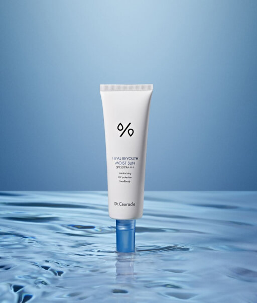 Dr.ceuracle Hyal Reyouth Moist Sun SPF 50 / PA++++ 50ml Зволожуючий сонцезахисний крем — Фото 3