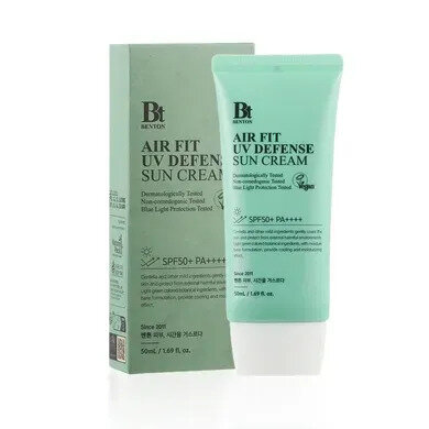 Benton Air Fit UV defense Sun Cream SPF50+/PA++++ Сонцезахисний крем з центелою