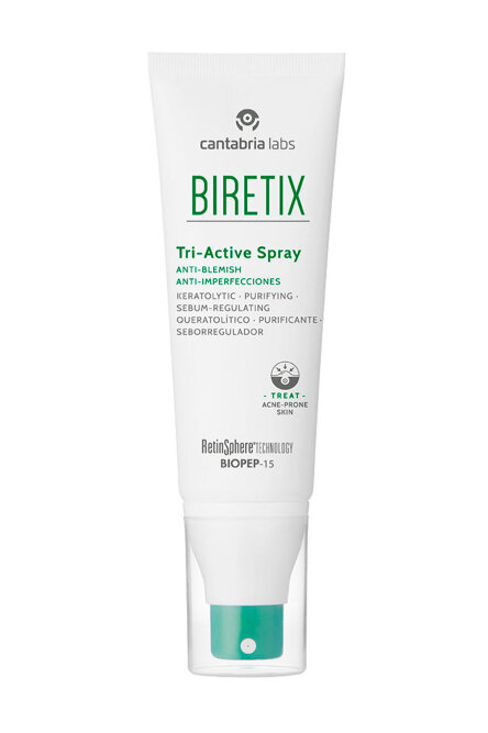 Cantabria Labs Biretix Tri-Active Spray 100ml Спрей для борьбы с высыпаниями на теле