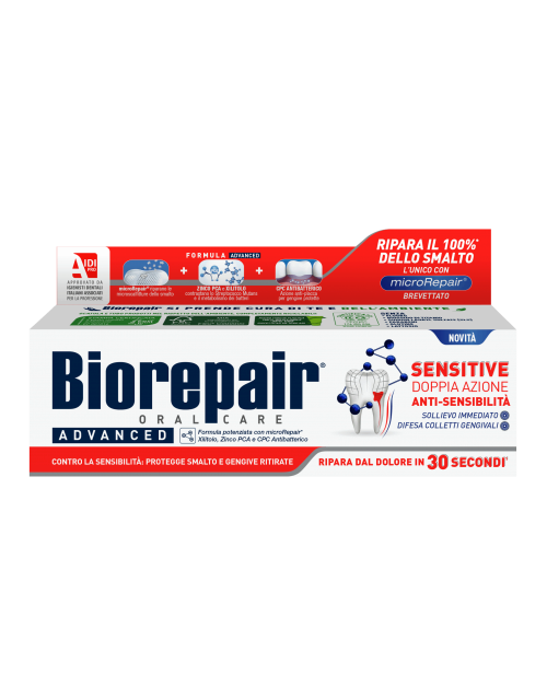BIOREPAIR Advanced Sensitive Doppia Azione 75 ml Зубная паста &quot;Лишение чувствительности двойное действие&quot;