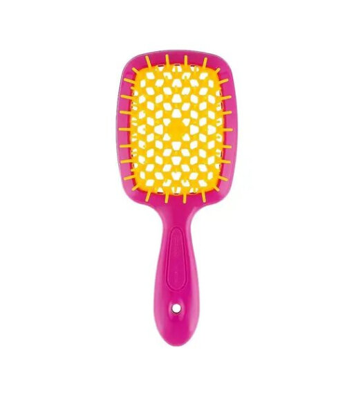Щетка Janeke Superbrush The Original 86SP226FY Розовая/желтая