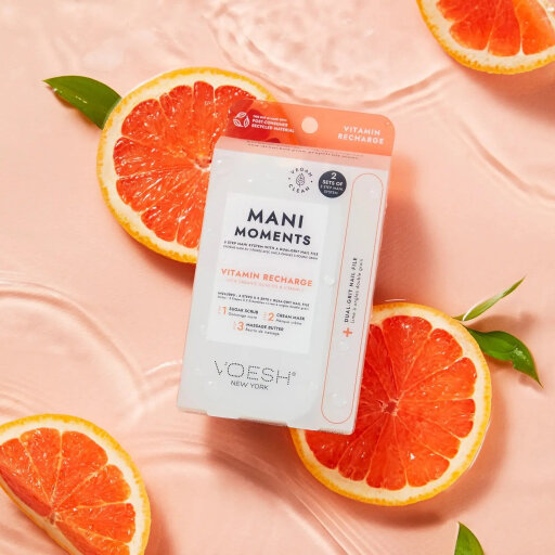 Voesh Mani Moments Duo - Vitamin Recharge СПА-догляд для нігтів та шкіри рук &quot;Вітамінна зарядка&quot; — Фото 1