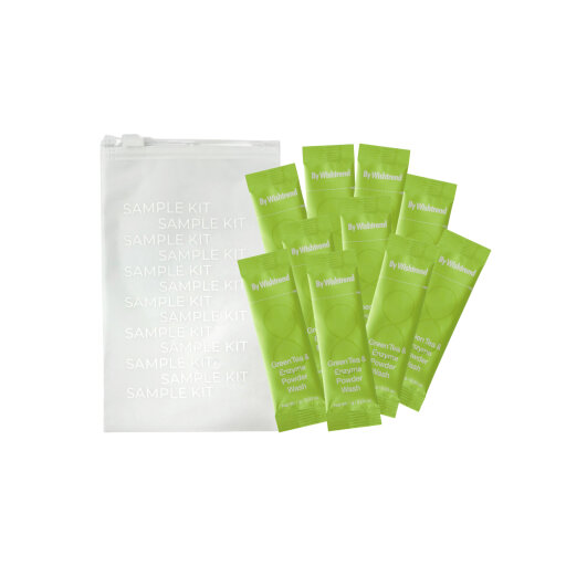 By Wishtrend Tester-paсk 10шт Саше энзимной пудры Green Tea Enzyme Powder Wash 1g