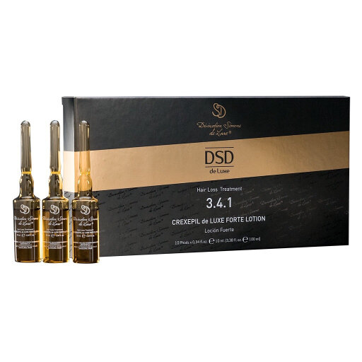 DSD de Luxe 3.4.1 Crexepil Forte Lotion 10 ампул *10ml Ампули для зниження випадання волосся та стимуляції їх зростання