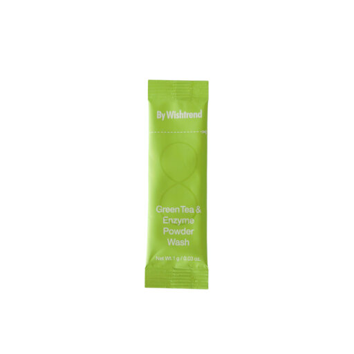 By Wishtrend Tester-paсk 10шт Саше энзимной пудры Green Tea Enzyme Powder Wash 1g — Фото 1
