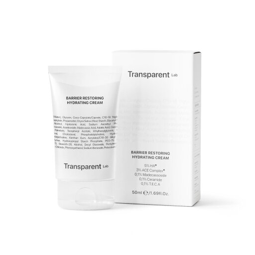 Transparent Lab Barrier Restoring Hydrating Cream 50 ml Зволожуючий та відновлюючий крем для обличчя — Фото 1