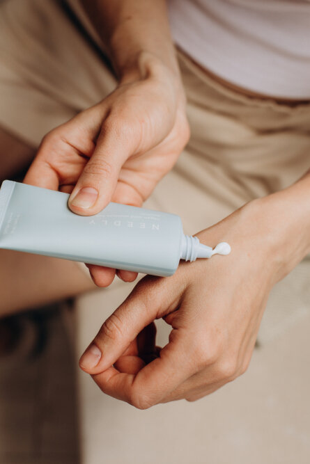 Needly Vegan Mild Moisture Sun SPF 50+ PA++++ 50мл Зволожуючий сонцезахисний крем з рослинним скваланом — Фото 2