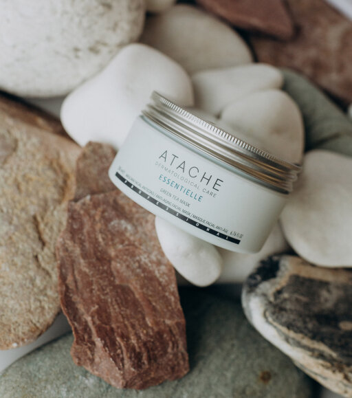 Atache Essentielle Reafirming Mask Green Tea 200ml Oмолоджуюча маска з екстрактом зеленого чаю — Фото 1