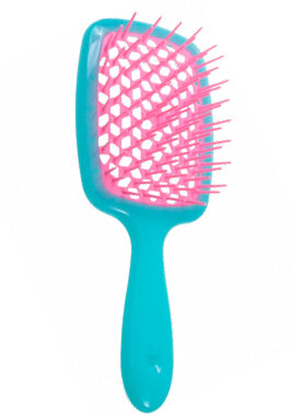 Щетка Janeke Superbrush The Original 86SP226AR Бирюза / розовая