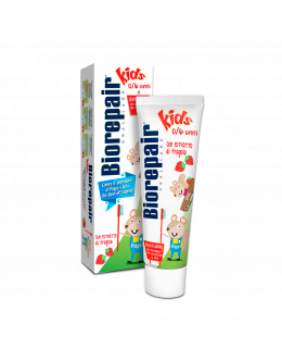 BIOREPAIR Kids 0-6 Strawberry 50ml Детская зубная паста &quot;Веселый мышонок&quot; земляника