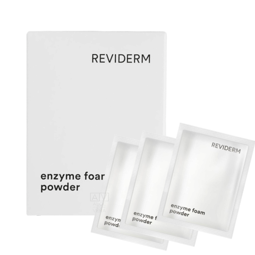 Reviderm Enzyme foam powder упаковка 20 шт 1g/1 саше Косметическая энзимная пудра с антибактериальным и абсорбирующим эффектом