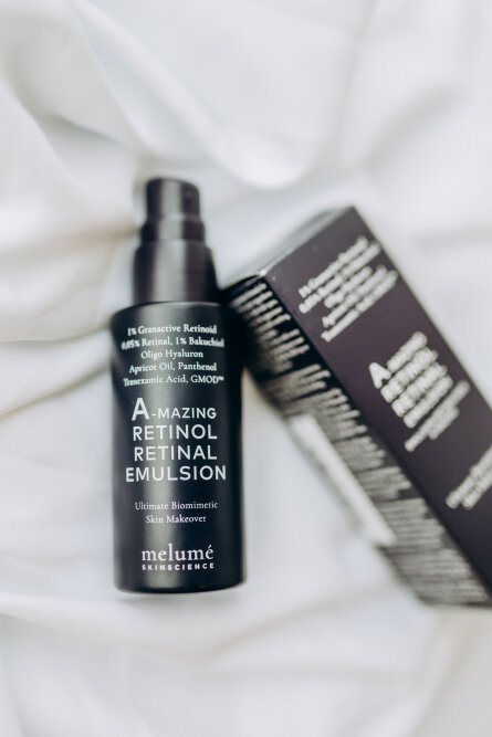 Melume A-mazing Retinol Retinal Emulsion 30ml Ночная микроэмульсия с ретиноидом и ретиналем — Фото 1