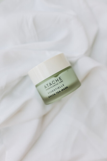 Atache Essentielle Reafirming Mask Green Tea 50ml Oмолоджуюча маска з екстрактом зеленого чаю — Фото 1