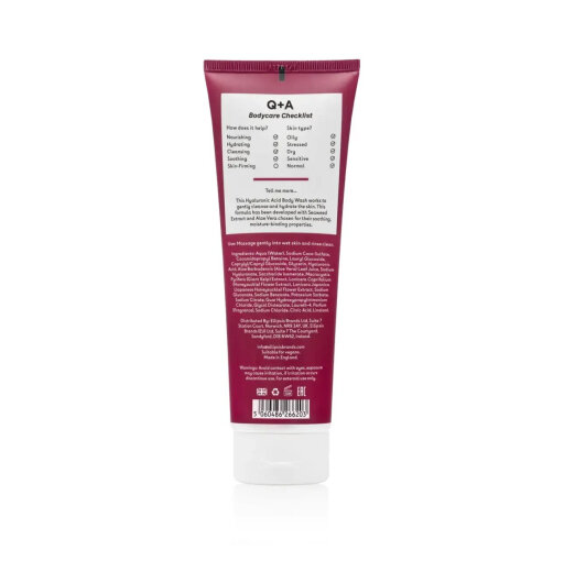 Q+A Hyaluronic Acid Body Wash 250ml Очищуючий гель для тіла з гіалуроновою кислотою — Фото 1