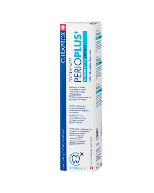 CURAPROX SUPPORT Зубная паста с хлоргексидином 75ml — Фото 1