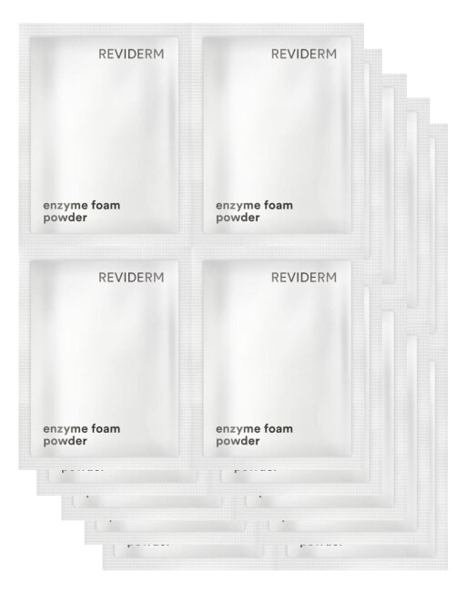Reviderm Enzyme foam powder 1g/1 саше Косметическая энзимная пудра с антибактериальным и абсорбирующим эффектом