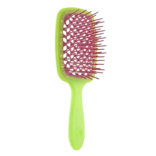 Щетка Janeke Small Superbrush The Original 86SP234VER Салатовая/Малиновая