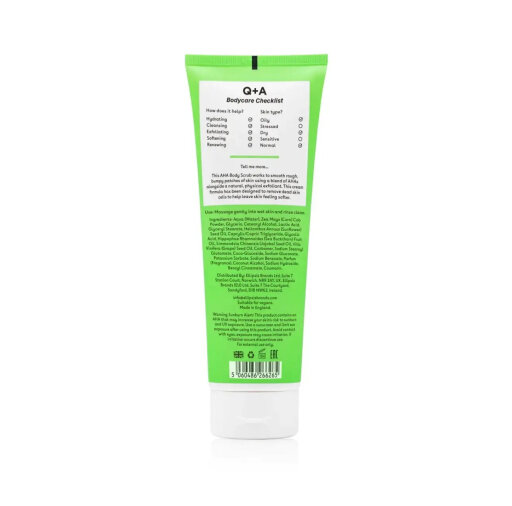 Q+A AHA Exfoliator Body Scrub 250ml Скраб для тіла з AHA-кислотами — Фото 1
