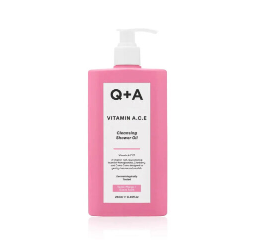 Q+A Vitamin A.C.E Cleansing Shower Oil 250ml Витаминизированное масло для душа
