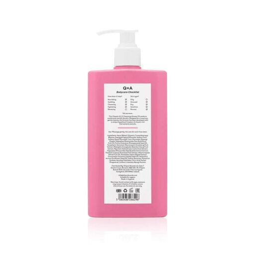 Q+A Vitamin A.C.E Cleansing Shower Oil 250ml Витаминизированное масло для душа — Фото 1