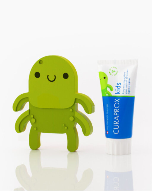 CURAPROX Kids Paste 60ml Дитяча зубна паста з фтором від 6-ти років, смак м`яти — Фото 1