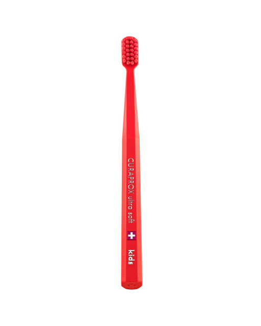 CURAPROX kids ultra soft 4-12 Years Детская зубная щетка (красная)