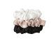 MON MOU Silk Medium Scrunchies Set Набор из 3 средних резинок из натурального шелка — Фото 2